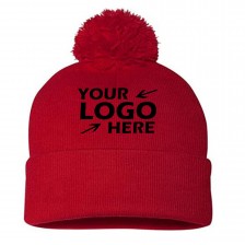 Knit Beanie with Pom